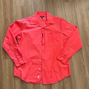 Croft & Barrow Coral Casual Button Down Shirt